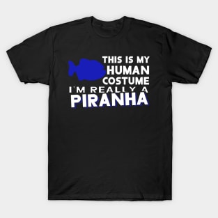 Piranha costume fan lover piranha breeder design T-Shirt